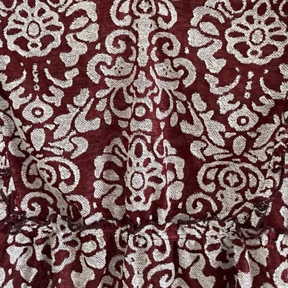 Anthropologie Sheer Boho Blouse - Picture 7 of 8